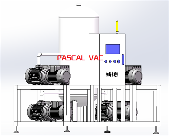 油旋片真空泵機組